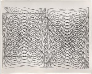 Αναπαραγωγή έργου του Π. Ξαγοράρη «Απεόντα–παρεόντα»