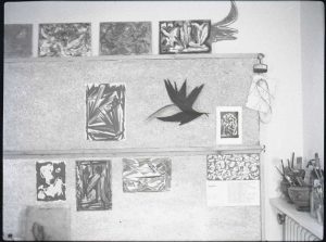 Άποψη του εργαστηρίου της Ιωάννας Σπητέρη