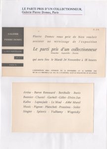 Έκθεση “Le parti pris d’un collectionneur”