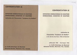 Έκθεση “Confrontation 65. Exposition Internationale de Sculpture”