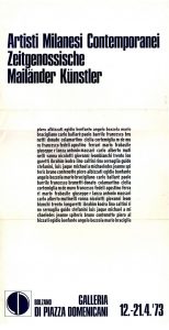 Έκθεση “Artisti Milanesi Contemporanei/Zeitgenossische Mailander Kunstler”