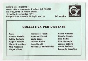 Έκθεση “Collectiva per l’Estate”