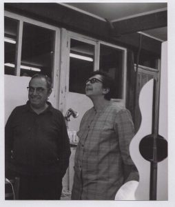 Το ζεύγος Σπητέρη στο ατελιέ της Ι. Βεροπούλου-Σπητέρη