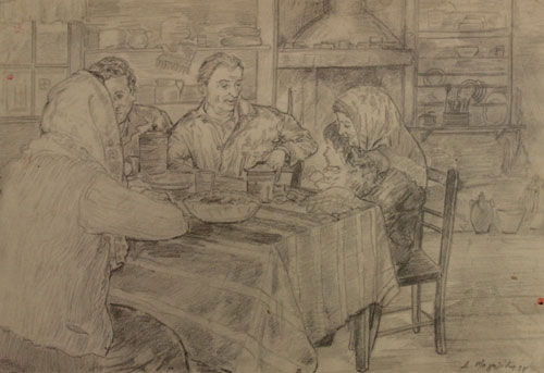 Family at the table