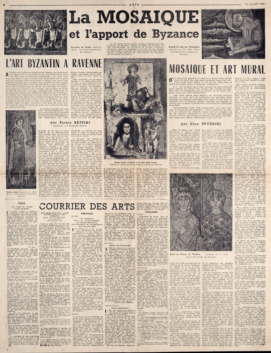 “L’art byzantin à Ravenne”