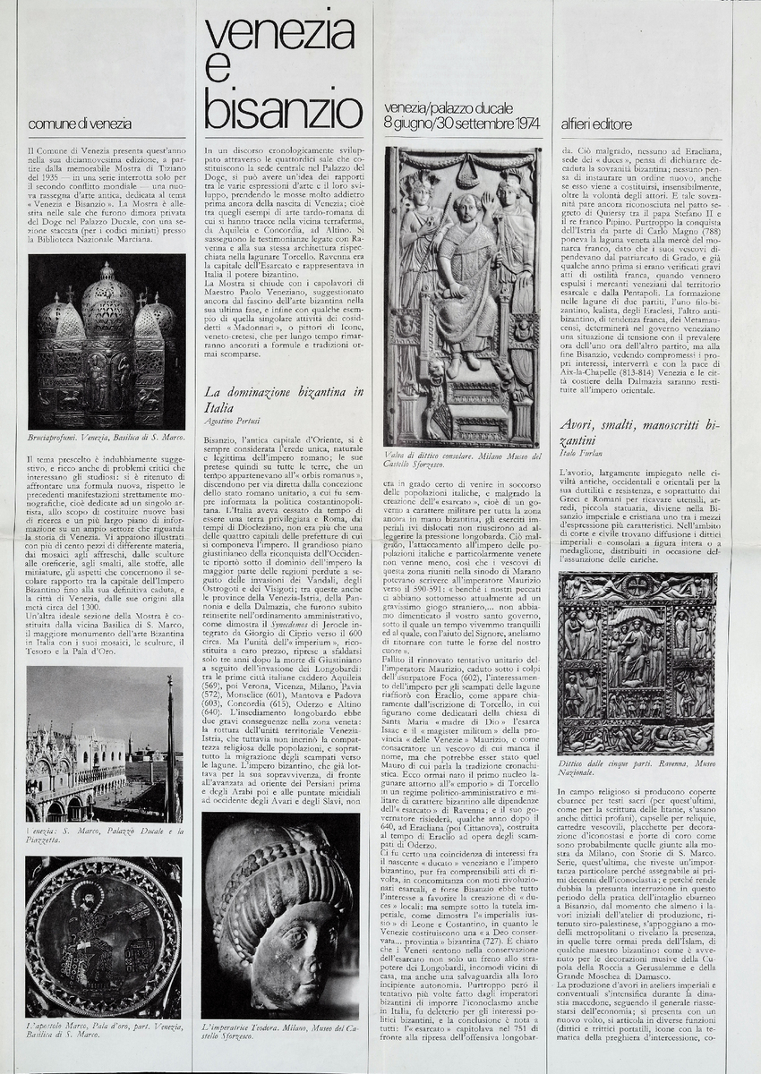 “Venice and Byzantium”