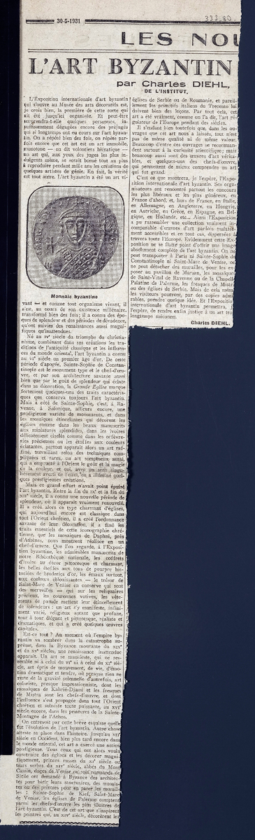 “L’ art byzantin”