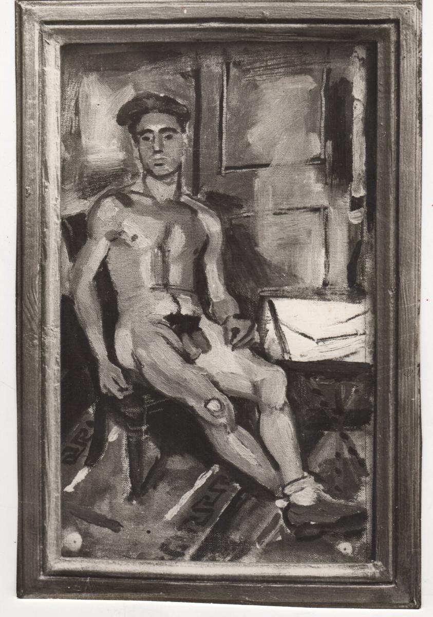 “Seated nude”