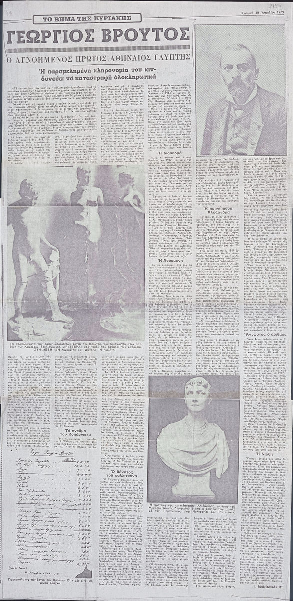 “Georgios Vroutos: The Overlooked First Athenian Sculptor”