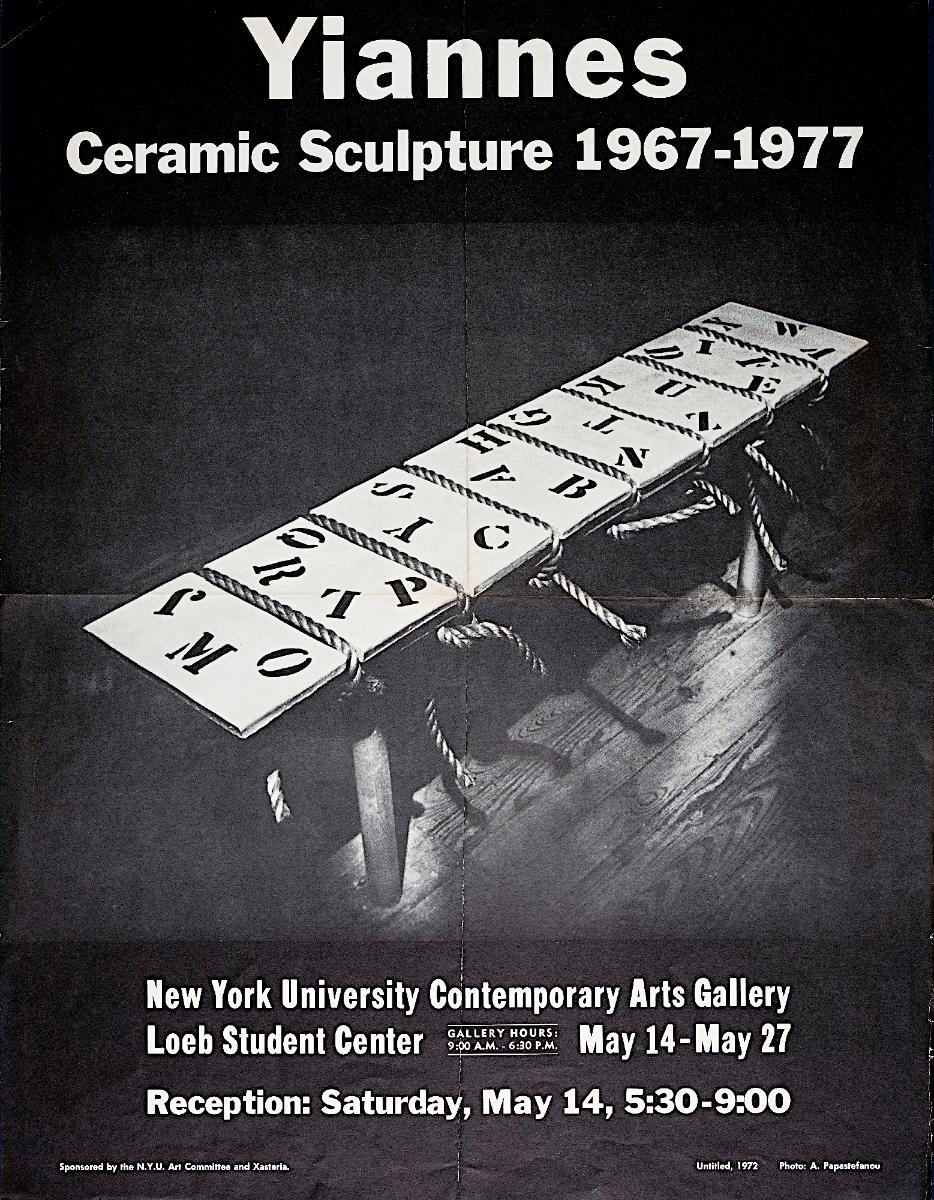 “Yiannis. Ceramic sculpture 1967-1977”