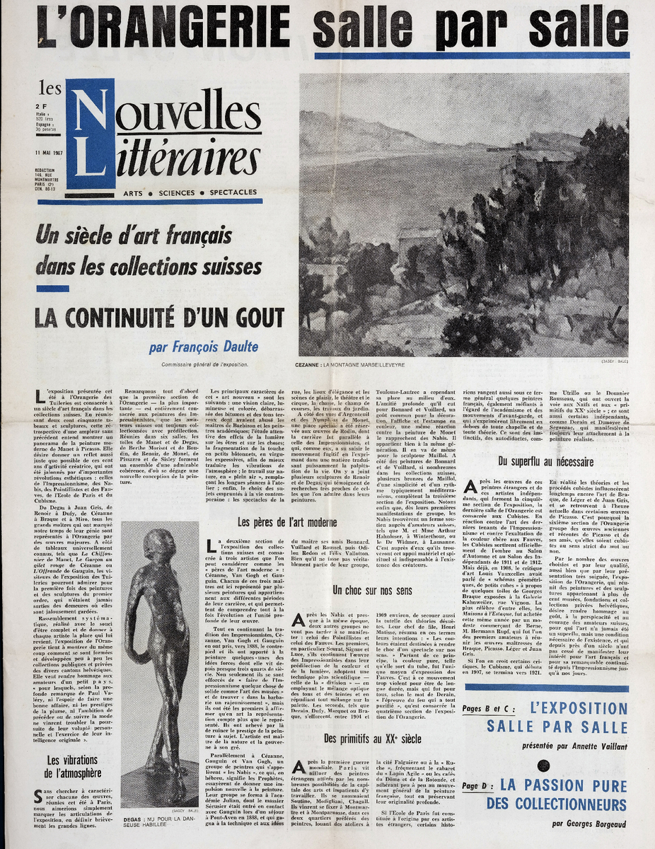 “L’ Orangerie salle par salle”