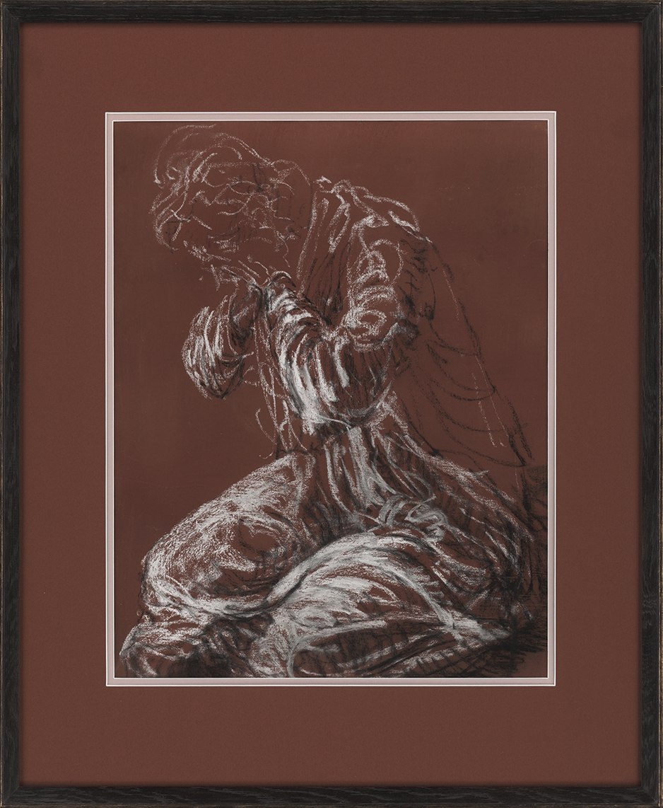 “Study of Agony in the Garden” (Jesus praying)