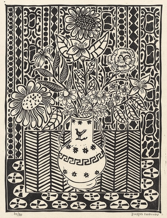 A vase with flowers
