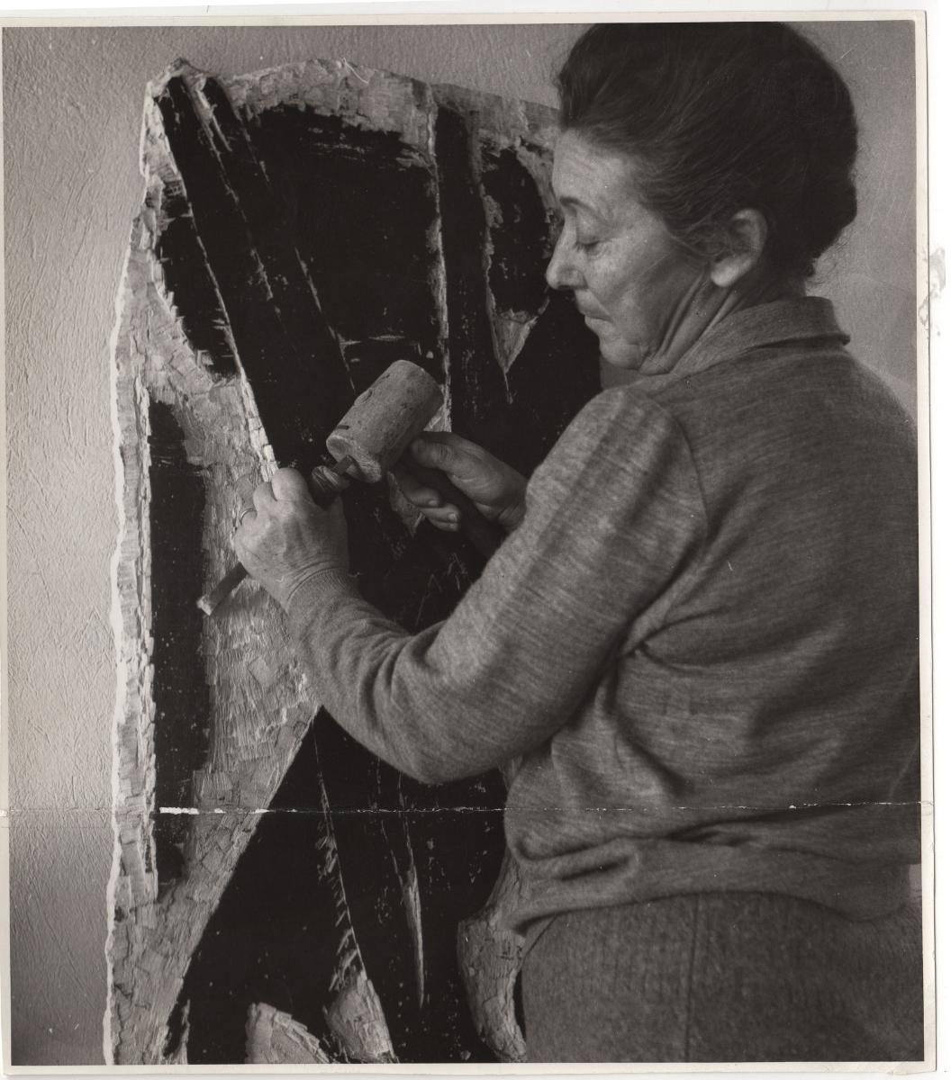 Vasso Katraki in Her Studio
