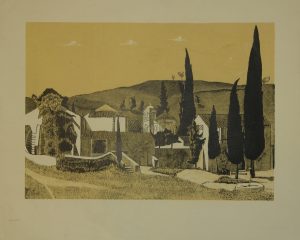 ”Μοναστήρι Αγίου Ιεροθέου” (recto) / Σύμπλεγμα δυο μορφών (verso)