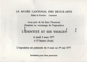 Έκθεση “L’identité et ses visages”