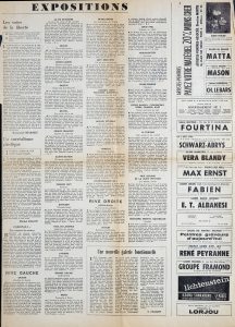 Εκθέσεις της περιόδου, καλοκαίρι-φθινόπωρο 1963