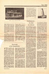Lichtenstein, du plan au volume