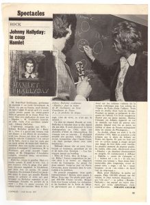 Johny Hallyday: le coup Hamlet