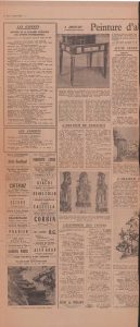 Εκθεσιολόγιο της περιόδου, Άνοιξη 1955