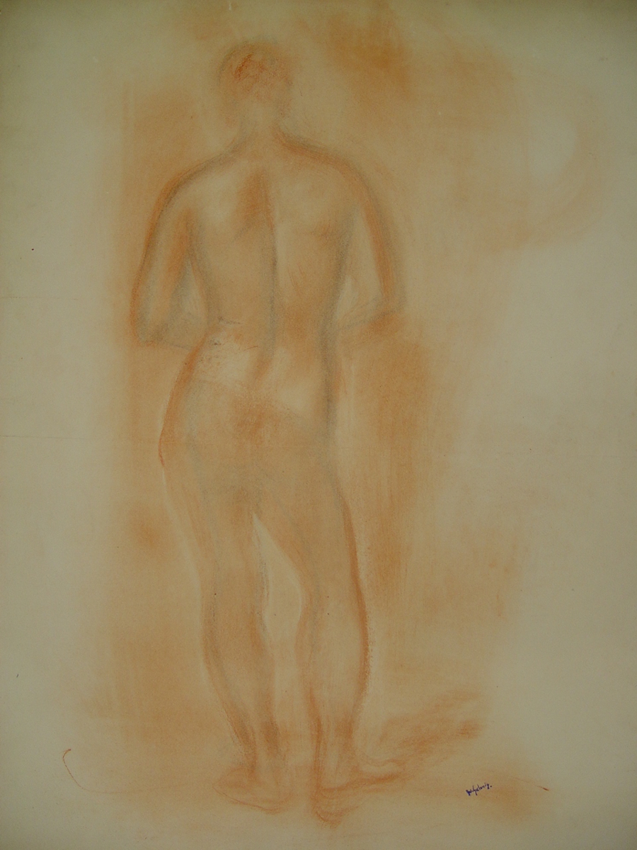 Standing nude