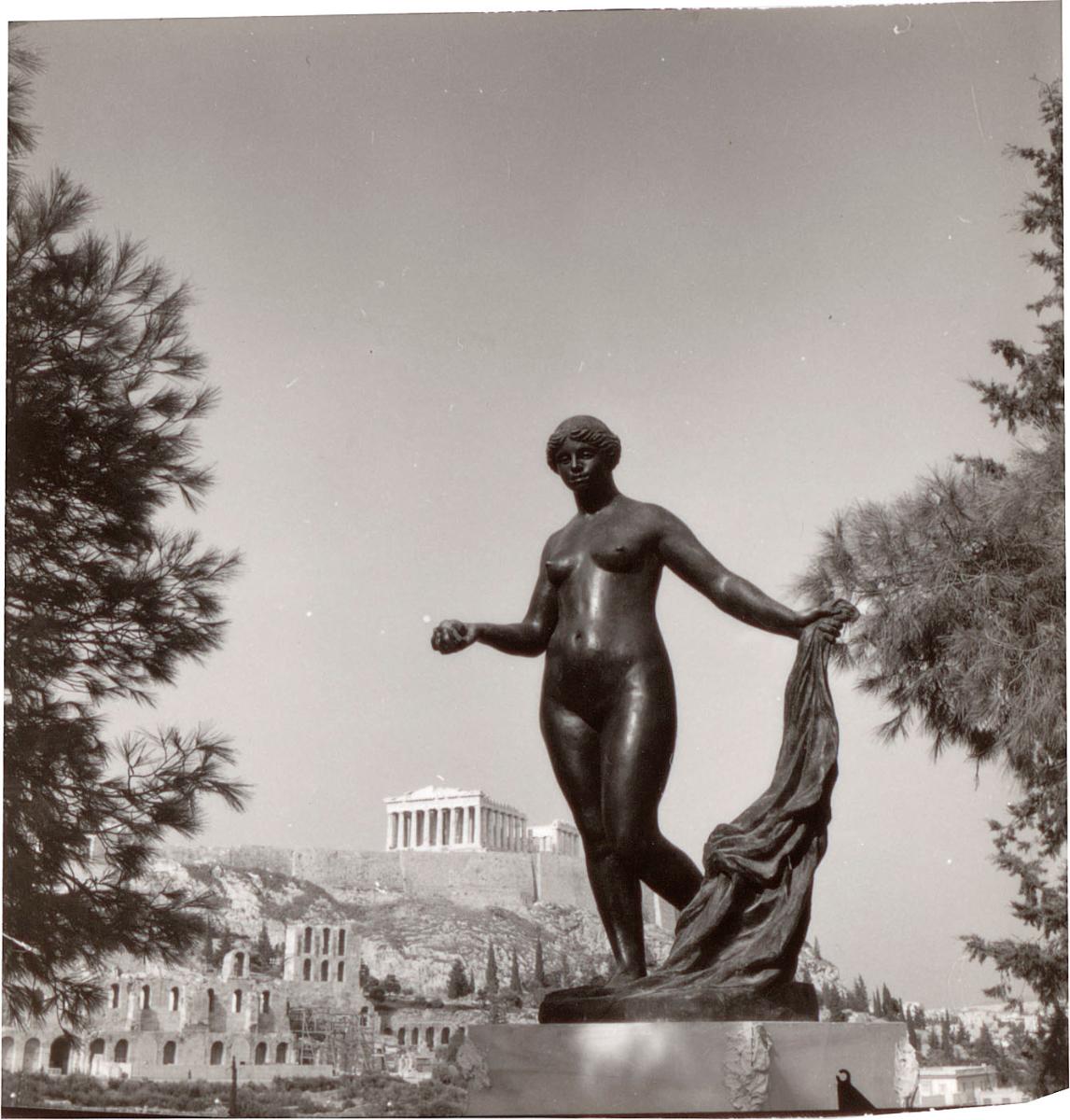The artwork “Venus Victorious” at the Panathenaia of Contemporary Sculpture in Athens