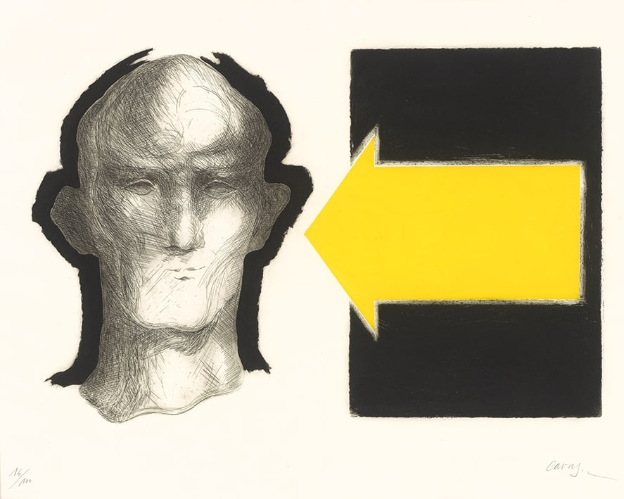 “Head with yellow arrow”