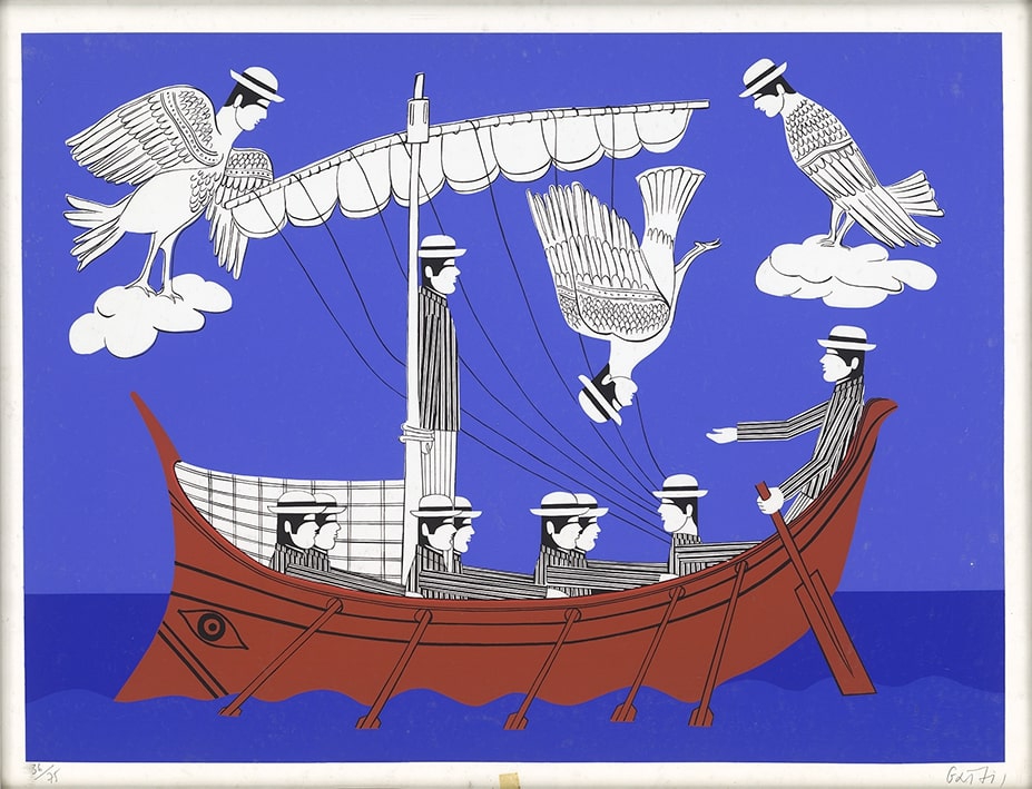 “Ship/Odysseus and Sirens”
