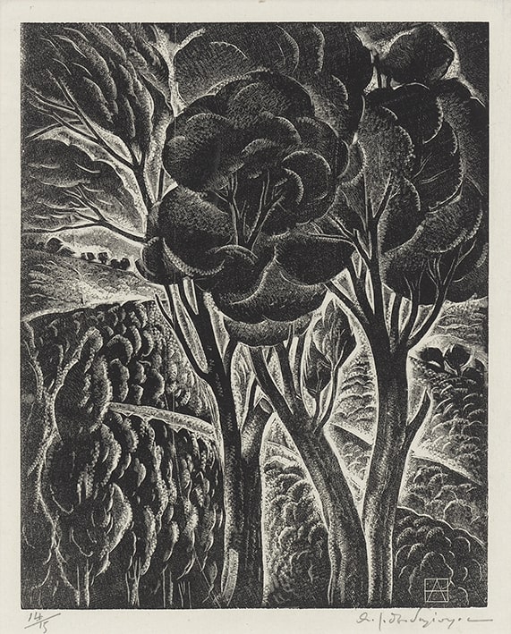 “Landscape (Pines)”