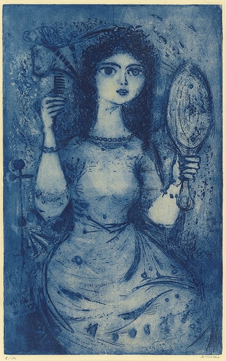 “Girl with mirror”