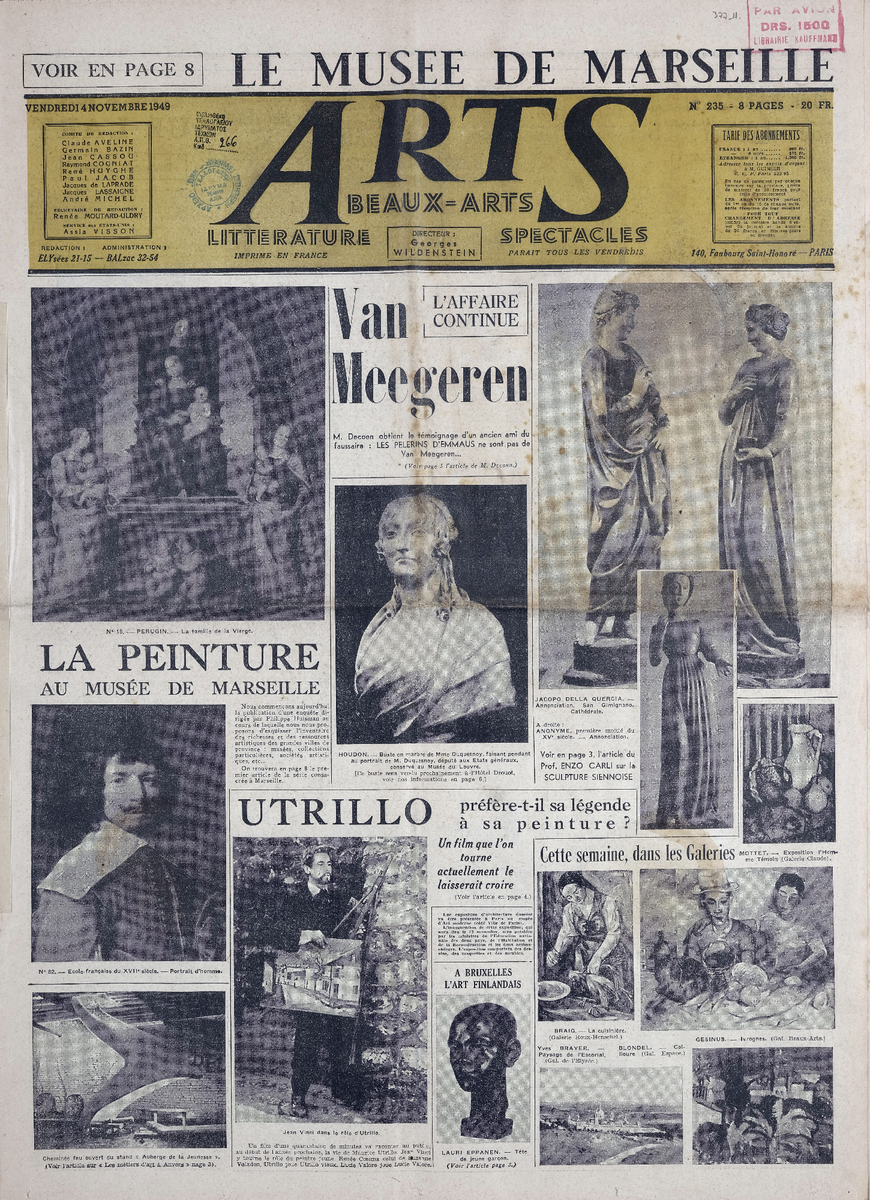 Απόκομμα περιοδικού “Arts” τ. 235