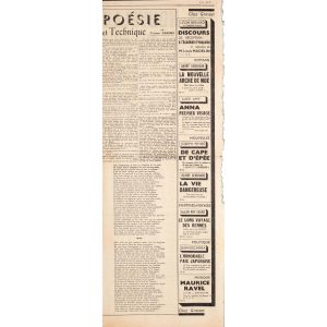 “Poésie et technique”