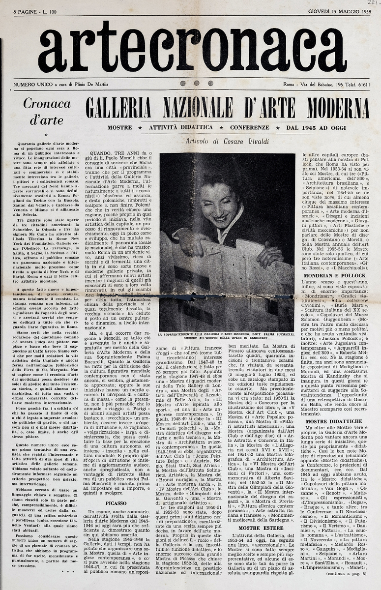 “Galleria nazionale d’ arte moderna”