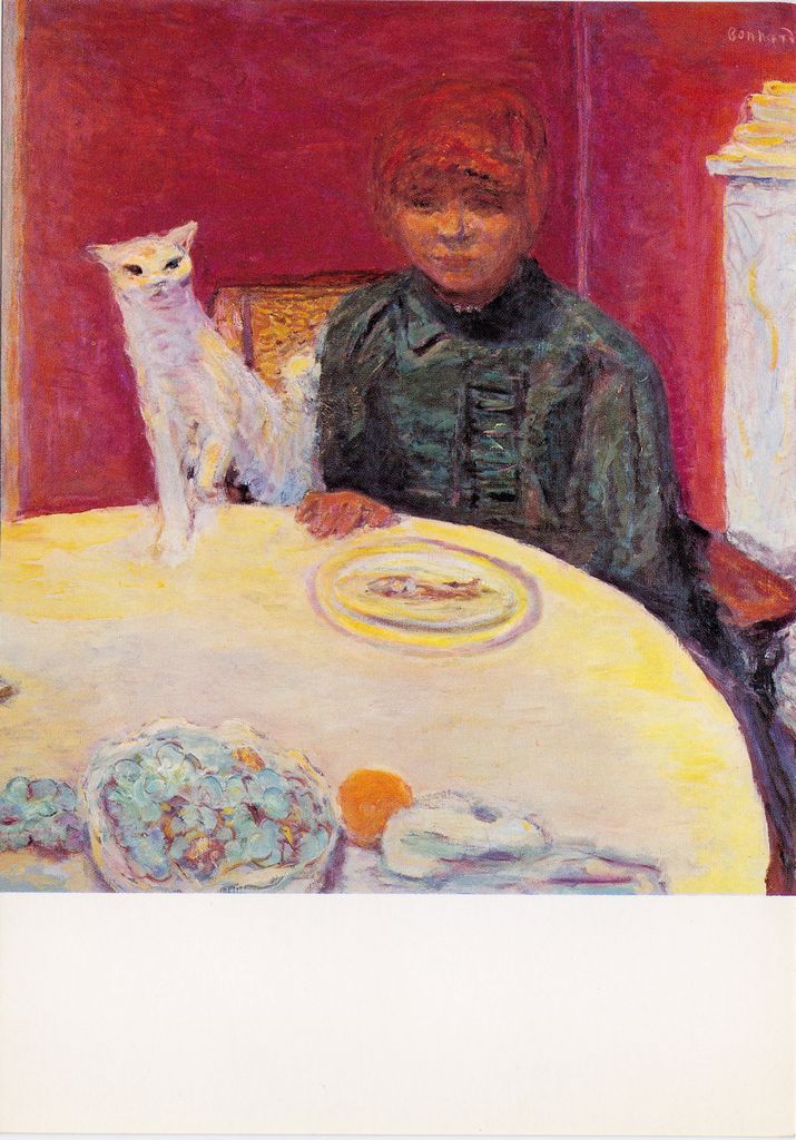 P. Bonnard “Femme au chat”