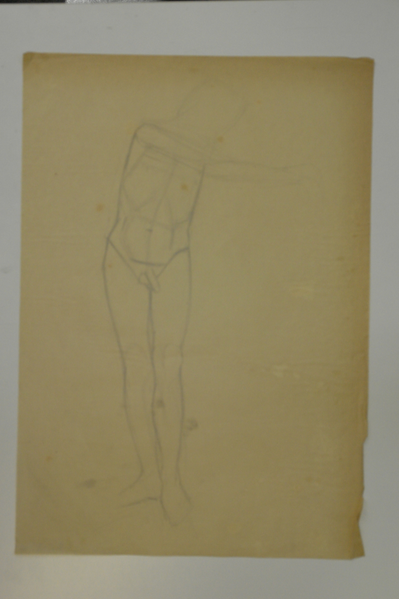 Male nude (verso/recto)