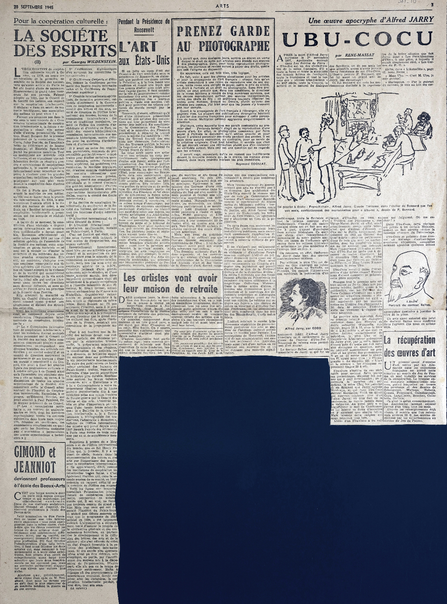 “Une oeuvre apocryphe d Alfred Jarry”