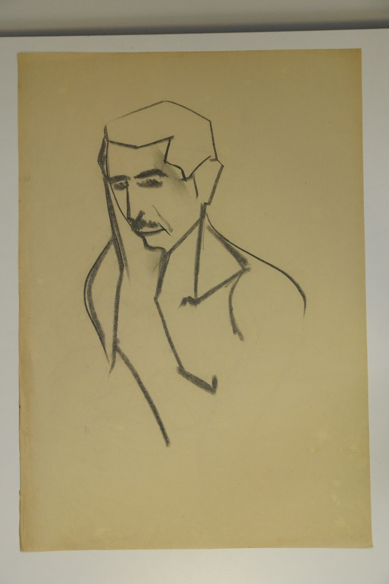 Portrait of a male figure