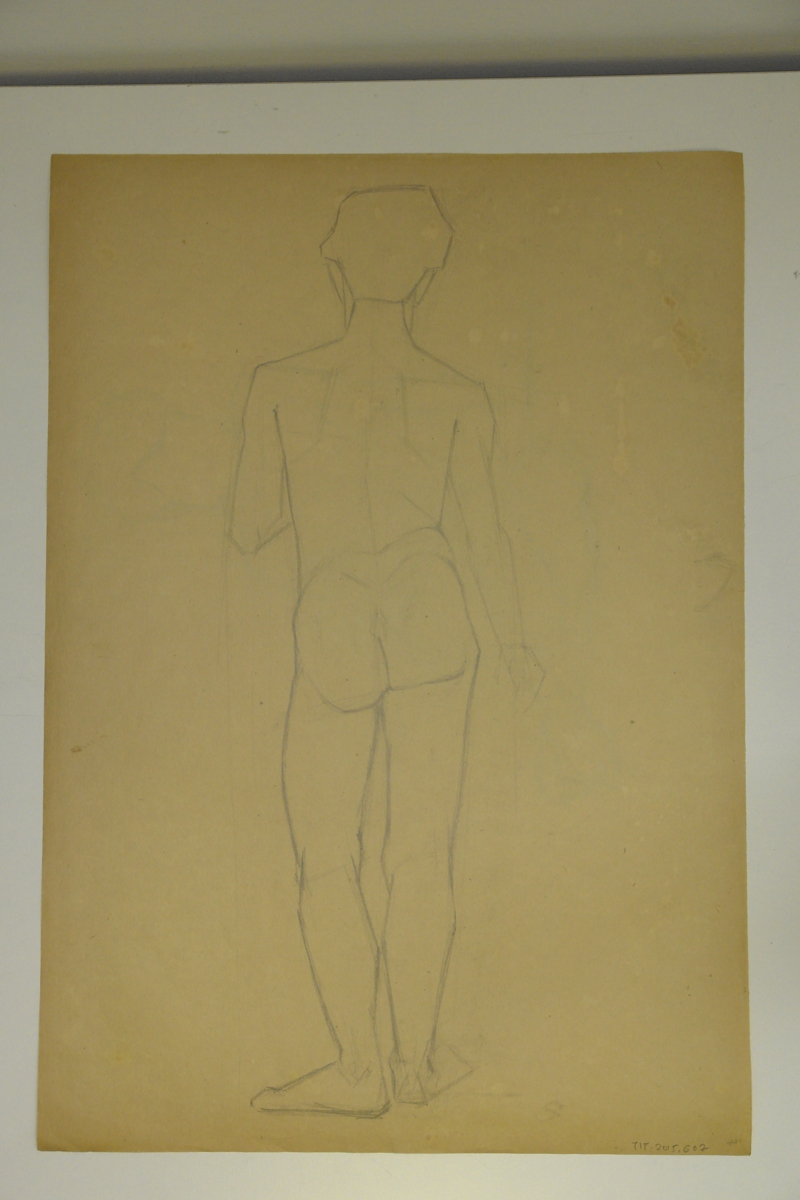 Male nude (recto/verso)