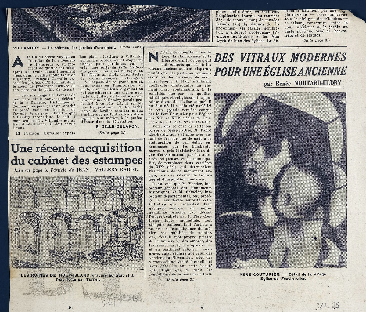“Des Vitraux modernes pour une église ancienne”