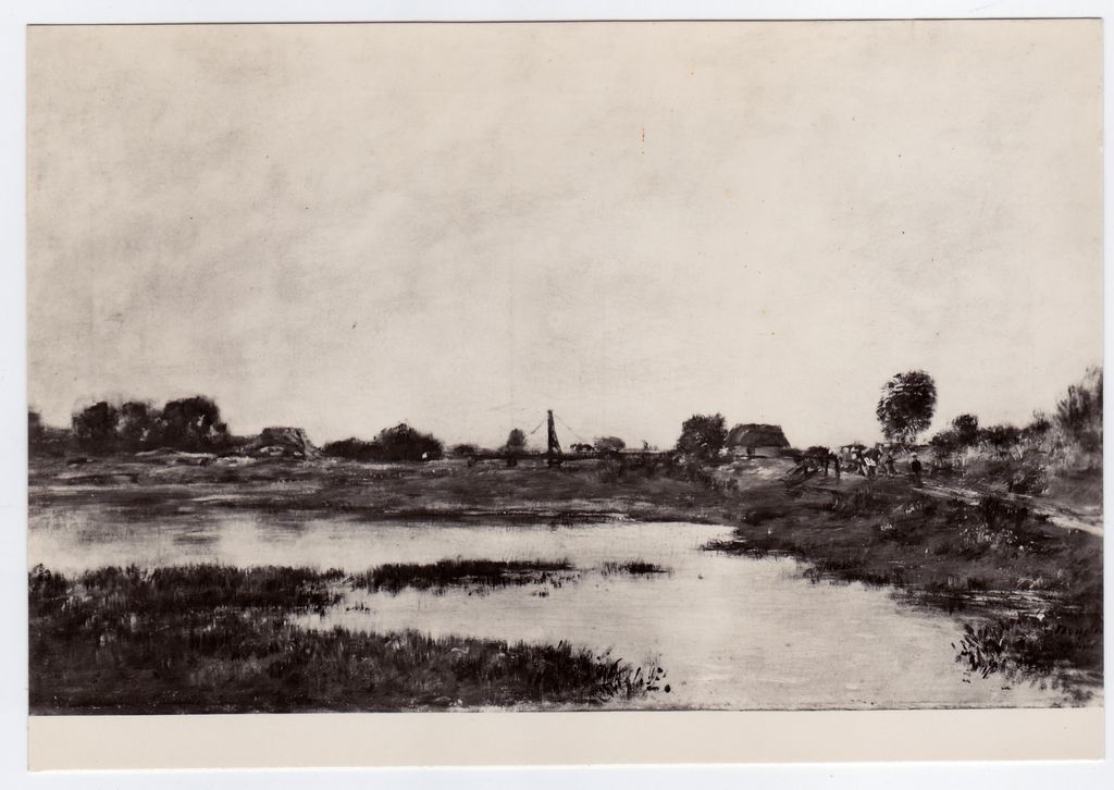 E. Boudin “Pont suspendu”