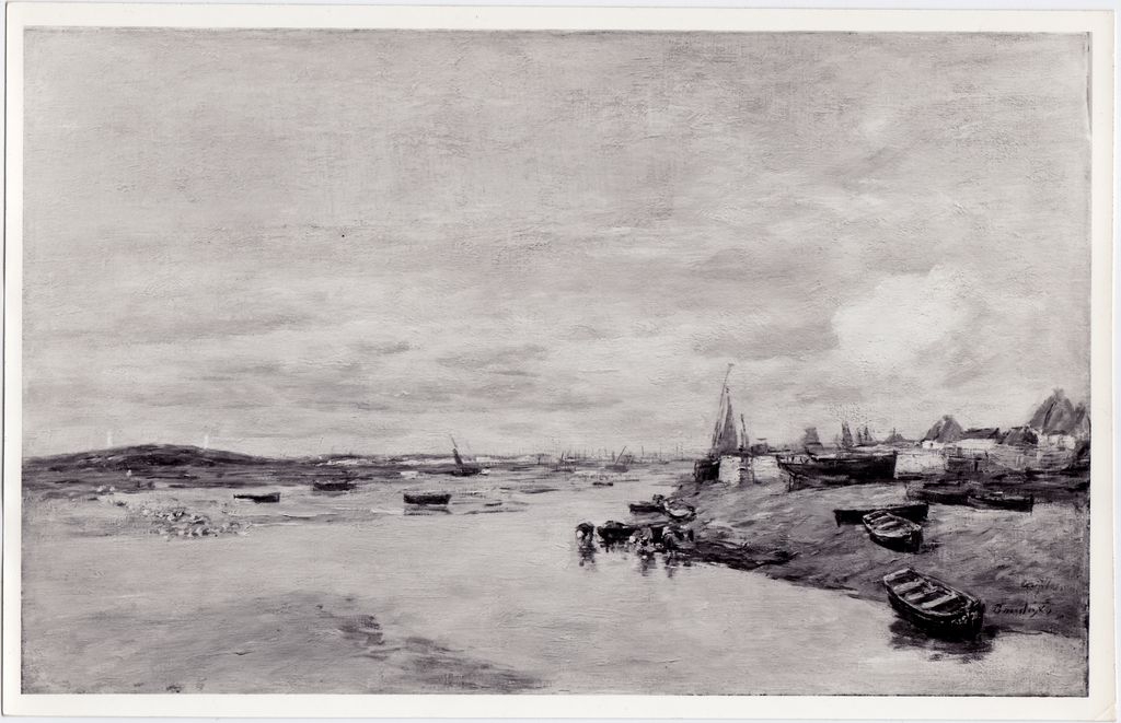 Αναπαραγωγή έργου του E. Boudin “Etaples”