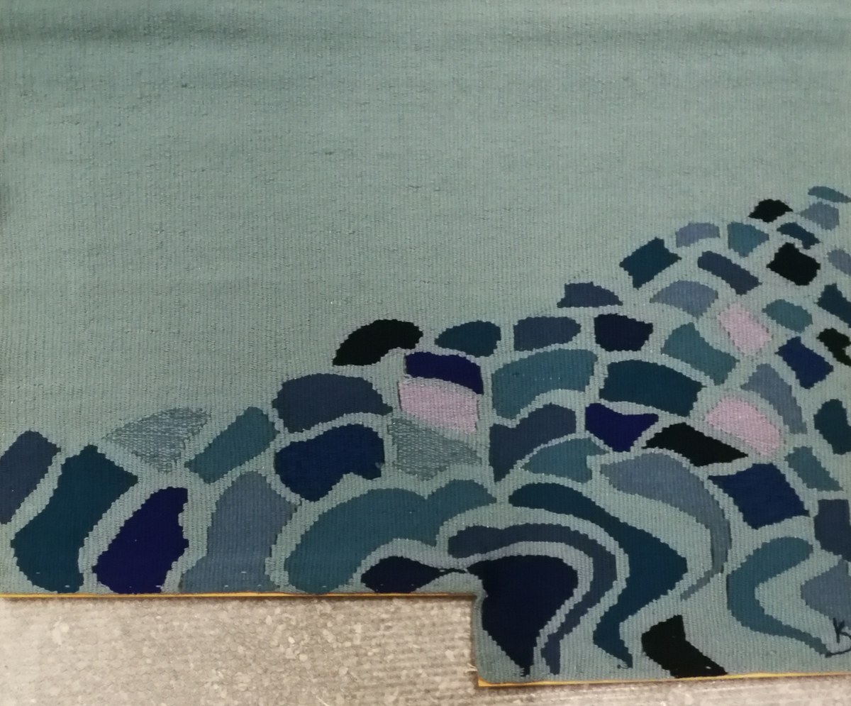 “Composition in blue”