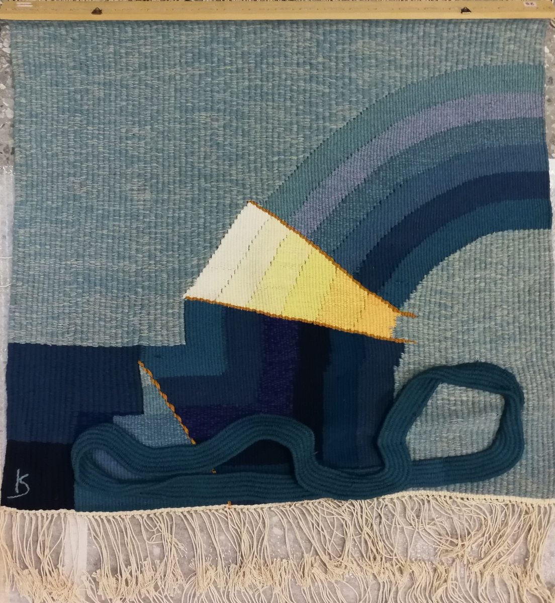 “Embossed Blue”