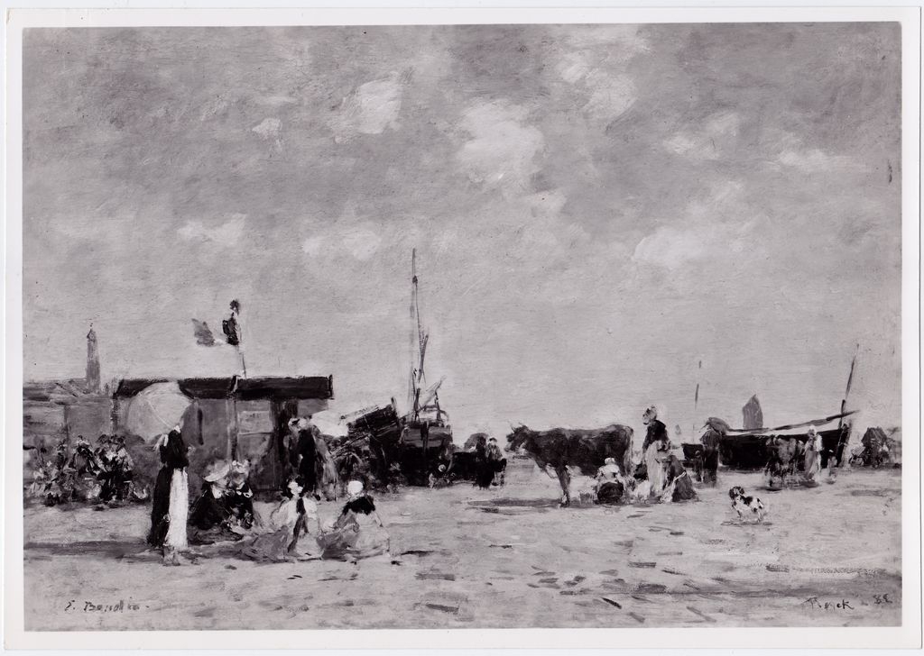 Αναπαραγωγή έργου του E. Boudin