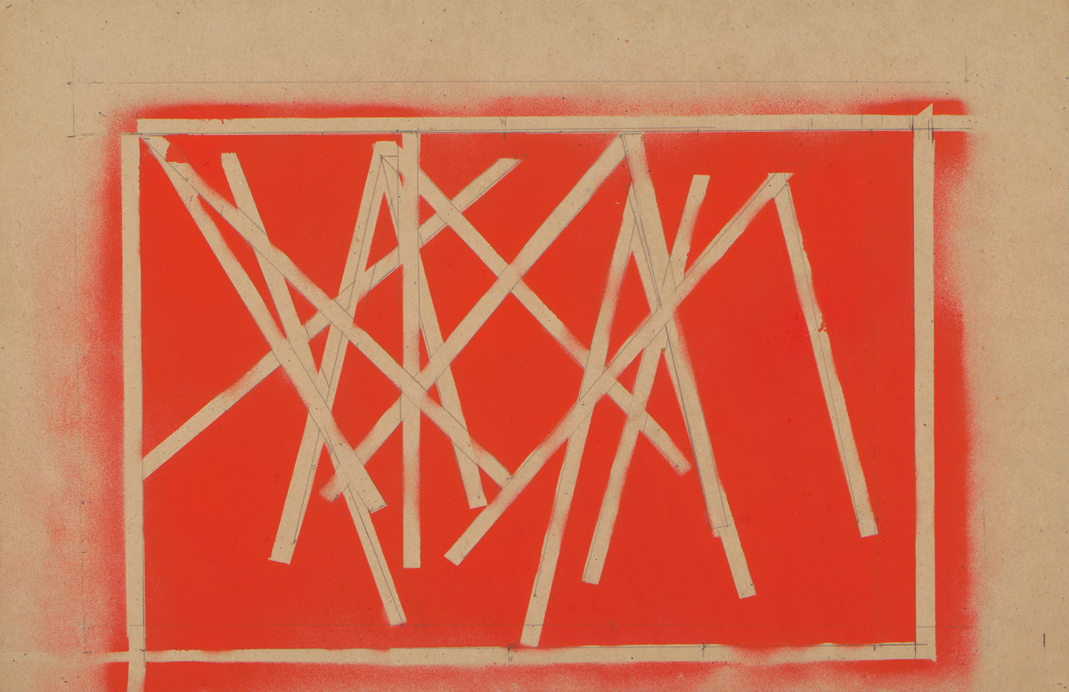 Abstract geometric composition