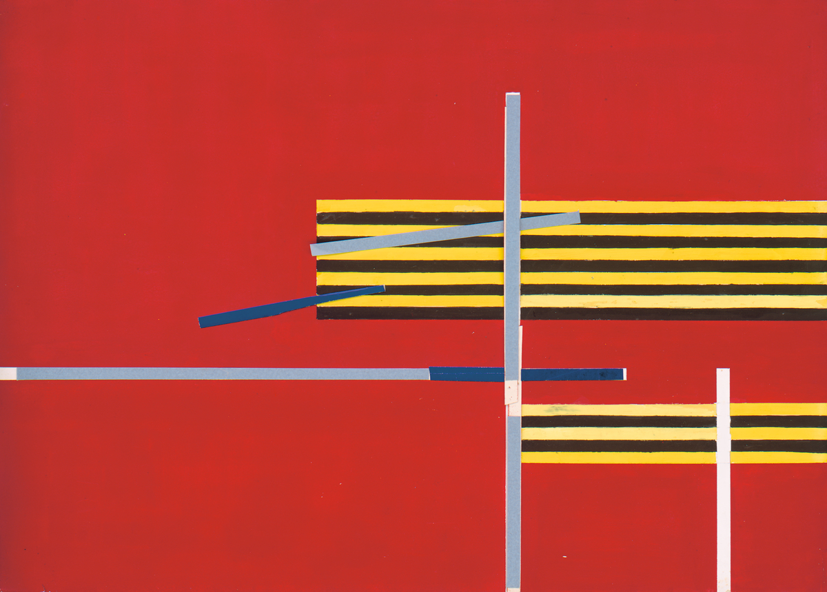 Abstract geometric composition