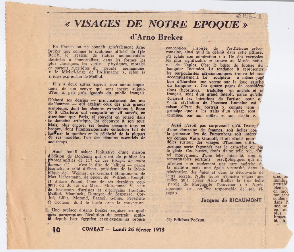 “Visages de notre époque”