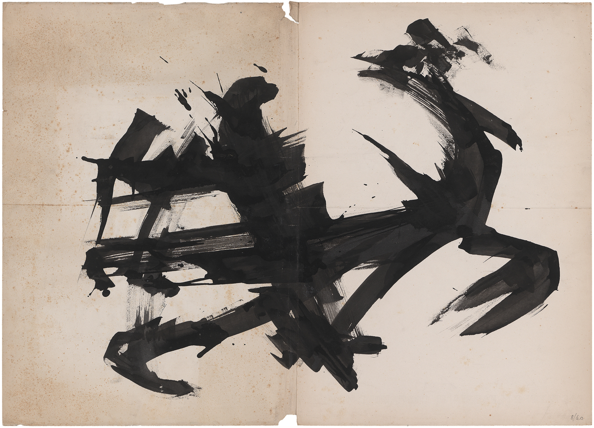 Abstract Composition (recto)/ Trials of Drawings (verso)