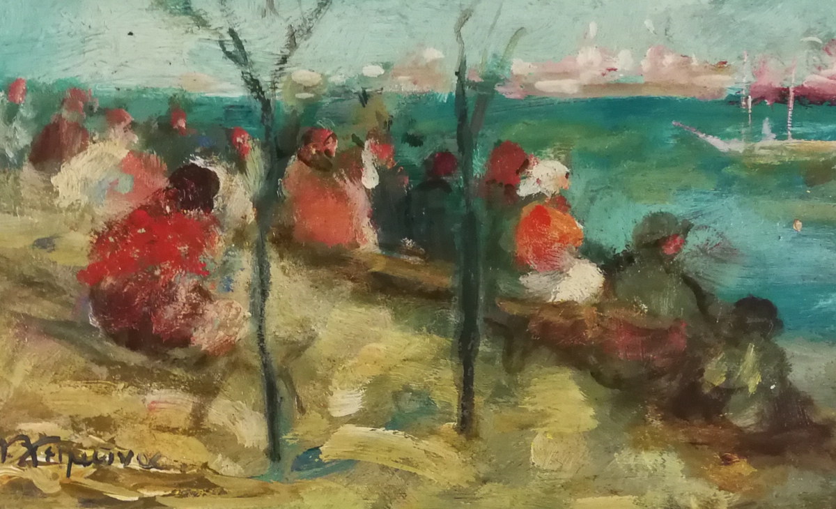 “With a view of the harbor”
