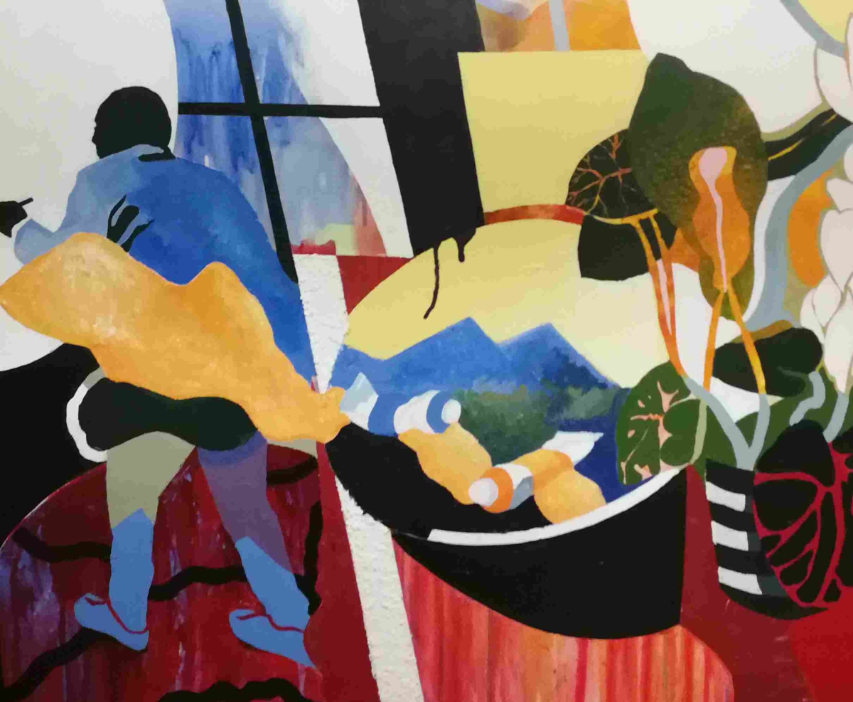 “The artist’s studio”